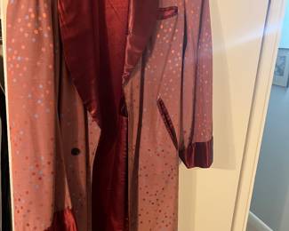 Men’s robe smoking jacket