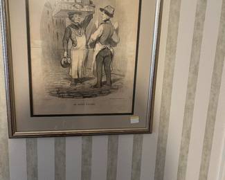 One of many antique prints