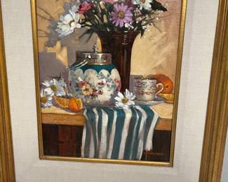 Painting still life Mary Rasmussen