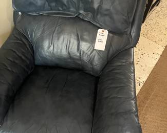 Leather recliner 