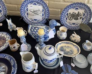 Blue and white china
