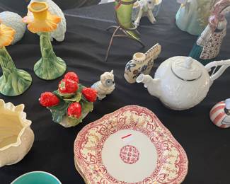 China plates and miscellaneous 