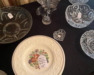 Vintage glassware and china