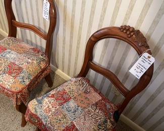 Vintage Victorian chairs