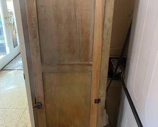 Utility wood cabinet