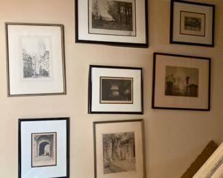 ANTIQUE ETCHINGS & ORIGINAL ART