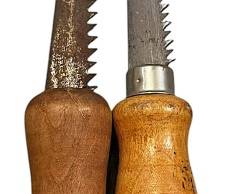 Vintage Wooden Handle Utility Saws 