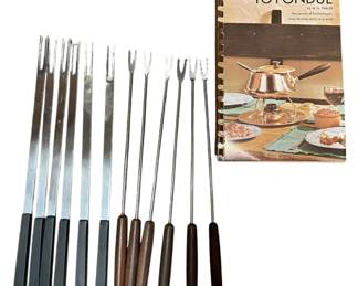 Its Fun To Fondue Booklet  Fork Set 