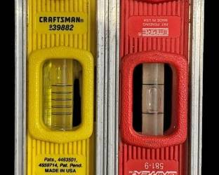 Two Magnetic Torpedo Levels 