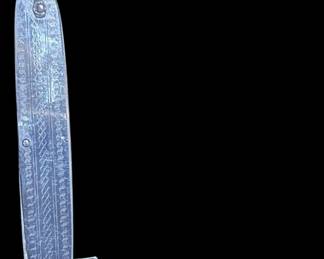 Barlow Etched Design B244 Fancy 1 Blade 