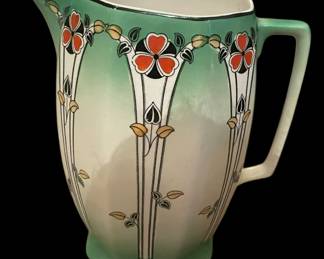 Hand Painted Ceramic Pitcher 