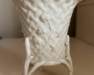 Belleek Tri-Footed Spill Vase