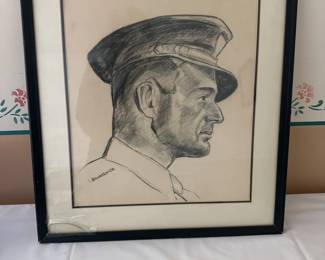 Original Art - Army Officer