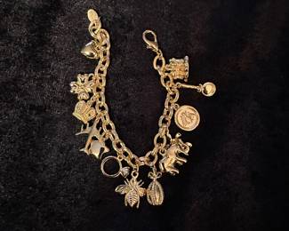 Vintage Joan Rivers Charm Bracelet
