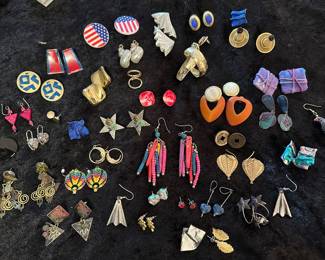 1980s 90s Earrings Vintage Jewelry