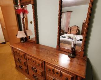 Presale Item Vanity Dresser. Matching Bed, Nightstand and Chest of Drawers all available. 