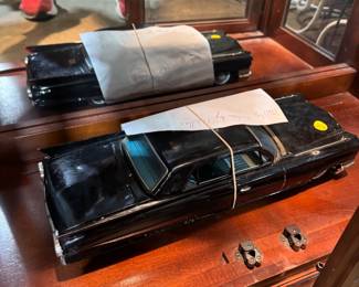 President Obama collectibles, Black Americana, vintage tin & die-cast cars, sofas, NIB items, unique board games selection several with local ties, working antique home roller organ, Edison phonograph rolls, antique stoneware Jones Boston, Mass and others, Depression etched punch bowl, advertising, Chilmark pewter sculptures, electronics and tubes, RCA, Oscilloscope, Simpson meters, sofas, loveseats, leather chair, Snoop Dogg 1974 Cadillac, advertising