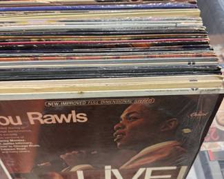 nice vinyl collection with R&B, Jazz, 1950's crooners, Motown, LP's, albums, records, 33, 45...Stevie Wonder, Herbie Hancock, Ella Fitzgerald, Dionne Warwick, Nina Simone