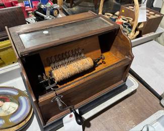 President Obama collectibles, Black Americana, vintage tin & die-cast cars, sofas, NIB items, unique board games selection several with local ties, working antique home roller organ