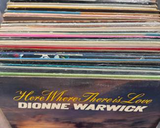 nice vinyl collection with R&B, Jazz, 1950's crooners, Motown, LP's, albums, records, 33, 45...Stevie Wonder, Herbie Hancock, Ella Fitzgerald, Dionne Warwick