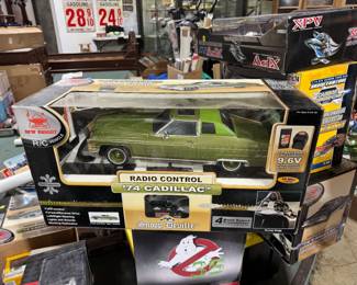 President Obama collectibles, Black Americana, vintage tin & die-cast cars, sofas, NIB items, unique board games selection several with local ties, working antique home roller organ, Edison phonograph rolls, antique stoneware Jones Boston, Mass and others, Depression etched punch bowl, advertising, Chilmark pewter sculptures, electronics and tubes, RCA, Oscilloscope, Simpson meters, sofas, loveseats, leather chair, Snoop Dogg 1974 Cadillac, advertising