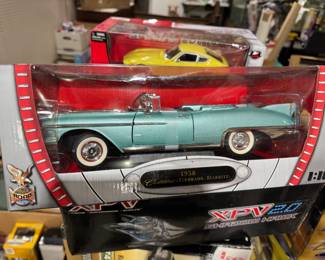 President Obama collectibles, Black Americana, vintage tin & die-cast cars, sofas, NIB items, unique board games selection several with local ties, working antique home roller organ, Edison phonograph rolls, antique stoneware Jones Boston, Mass and others, Depression etched punch bowl, advertising, Chilmark pewter sculptures, electronics and tubes, RCA, Oscilloscope, Simpson meters, sofas, loveseats, leather chair, Snoop Dogg 1974 Cadillac, advertising