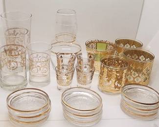 Mid Century Bar Ware, Assorted Lot 