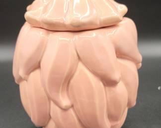 Red Wing Bunch of Bananas Cookie Jar  Pink