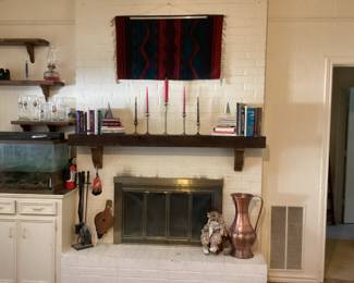 Brass candlestick holder