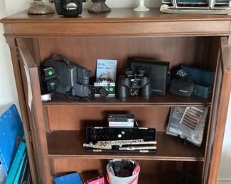 Vintage photography and recording equipment