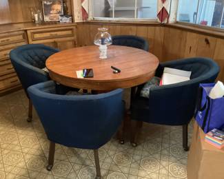 Dining table and chairs