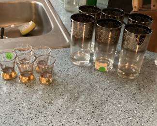 Mid-century modern glasses