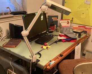 Vintage draft table 