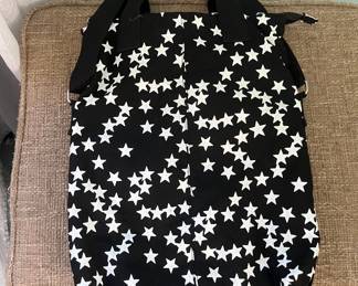 Black & White Star Print Bag 