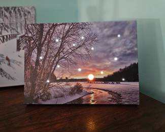 Light Up Winter Scene Artwork 
