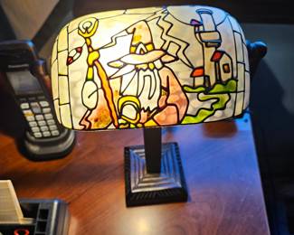 Stain Glass Desk Lamp 