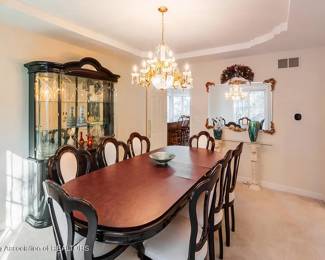 Beautiful Dining Table w/Eight Chairs and China Cabinet picture 1 of 4