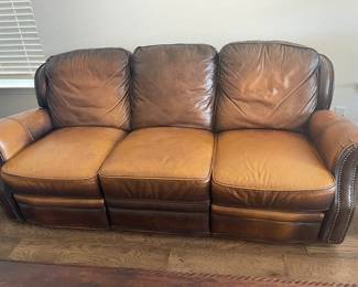 Leather couch - 7'