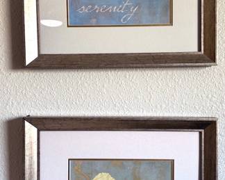 Framed artwork