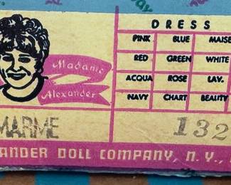 Madam Alexander dolls with original boxes: Amy, Elizabeth, Meg, Mamie, Lauire, Elise the Bride