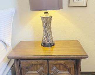Wooden nightstand