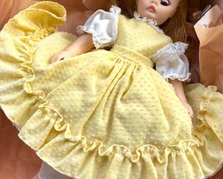 Madam Alexander dolls with original boxes: Amy, Elizabeth, Meg, Mamie, Lauire, Elise the Bride