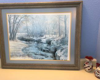 Framed artwork