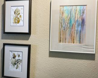 Framed artwork