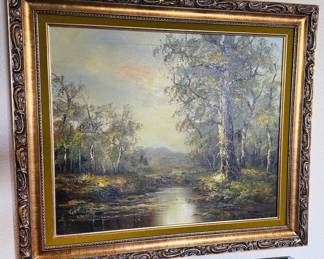 Framed artwork
