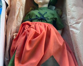 Madam Alexander dolls with original boxes: Amy, Elizabeth, Meg, Mamie, Lauire, Elise the Bride