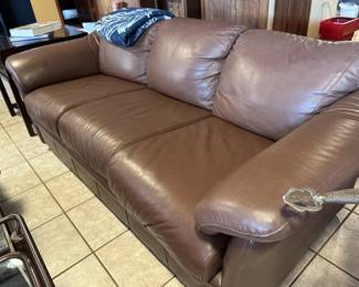 Leather sofa