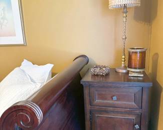 Wooden nightstand/cabinet