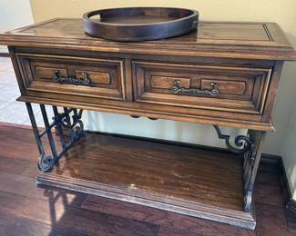 Colonial-style sideboard