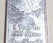 1 oz. silver bar